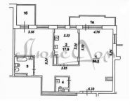 3-комнатная квартира площадью 128 кв.м, Озерковская наб., 52 | цена 92 159 722 руб. | www.metrprice.ru