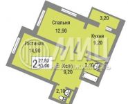 2-комнатная квартира площадью 53 кв.м, Троицкая ул., 1 | цена 3 350 000 руб. | www.metrprice.ru