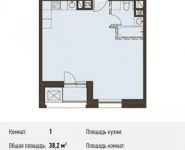 1-комнатная квартира площадью 38.2 кв.м, Смольная ул. | цена 5 283 060 руб. | www.metrprice.ru