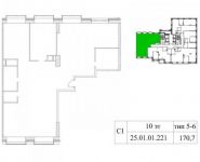 1-комнатная квартира площадью 171 кв.м, Верхняя ул., 34 | цена 63 671 100 руб. | www.metrprice.ru