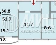 2-комнатная квартира площадью 52 кв.м, переулок Васнецова, 3 | цена 4 700 000 руб. | www.metrprice.ru