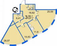 3-комнатная квартира площадью 108 кв.м, Ленинградское ш., 130к3 | цена 18 200 000 руб. | www.metrprice.ru