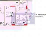 2-комнатная квартира площадью 78 кв.м в ЖК "Высоцкий", Нижегородская ул., 84к1 | цена 12 300 000 руб. | www.metrprice.ru