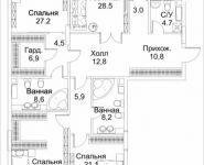 4-комнатная квартира площадью 191 кв.м, Малая Пироговская, 8 | цена 120 005 300 руб. | www.metrprice.ru