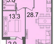 2-комнатная квартира площадью 55.7 кв.м, Серебрякова, 11-13, корп.3 | цена 8 126 630 руб. | www.metrprice.ru