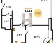 0-комнатная квартира площадью 53.5 кв.м, 2-я Брестская улица, 6 | цена 28 103 250 руб. | www.metrprice.ru