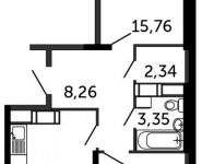 2-комнатная квартира площадью 60.6 кв.м, Северное шоссе, д.4 | цена 3 460 260 руб. | www.metrprice.ru