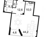 2-комнатная квартира площадью 85.4 кв.м, Садовническая наб, д. 5 | цена 54 716 634 руб. | www.metrprice.ru