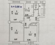 3-комнатная квартира площадью 69 кв.м, Озерковская наб., 48-50С1 | цена 19 500 000 руб. | www.metrprice.ru