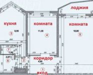 2-комнатная квартира площадью 52 кв.м, Дмитриевского ул., 23К1 | цена 7 050 000 руб. | www.metrprice.ru