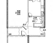 2-комнатная квартира площадью 74.2 кв.м, улица Кирова, 1 | цена 2 750 000 руб. | www.metrprice.ru