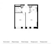 1-комнатная квартира площадью 50.3 кв.м в ЖК "Vander Park", Старокрымская улица, 13с1 | цена 12 962 310 руб. | www.metrprice.ru