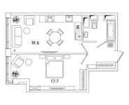 1-комнатная квартира площадью 47 кв.м, Рязанский проспект, 2 | цена 8 276 769 руб. | www.metrprice.ru