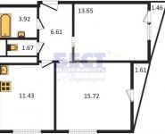 2-комнатная квартира площадью 55 кв.м, Михайлова ул., 33 | цена 8 180 000 руб. | www.metrprice.ru