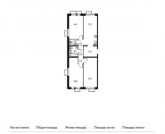 3-комнатная квартира площадью 80.7 кв.м, жилой комплекс Саларьево Парк, к13/1 | цена 10 305 390 руб. | www.metrprice.ru