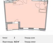 2-комнатная квартира площадью 64.5 кв.м, Береговой пр., ВЛ5 | цена 15 544 500 руб. | www.metrprice.ru