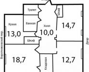 3-комнатная квартира площадью 76 кв.м, Воротниковский пер., 5/9 | цена 27 000 000 руб. | www.metrprice.ru