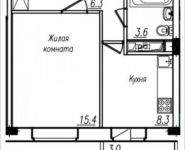 1-комнатная квартира площадью 34 кв.м, Просвещения ул. | цена 2 752 000 руб. | www.metrprice.ru