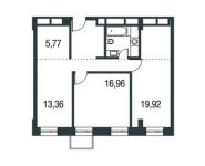 3-комнатная квартира площадью 73.4 кв.м в ЖК "AFI Residence. Павелецкая", улица Крупской, 5 | цена 10 286 276 руб. | www.metrprice.ru