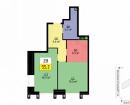 2-комнатная квартира площадью 55 кв.м, улица Адмирала Макарова, вл6к3 | цена 13 020 905 руб. | www.metrprice.ru