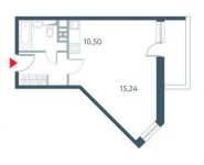 1-комнатная квартира площадью 36.6 кв.м, улица Дмитрия Ульянова, 6к1 | цена 9 131 163 руб. | www.metrprice.ru