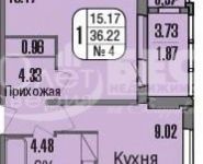 1-комнатная квартира площадью 36 кв.м, поселок подсобного хозяйства Воскресенское, 29' | цена 4 750 000 руб. | www.metrprice.ru