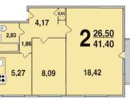 2-комнатная квартира площадью 42 кв.м, Парковая 13-я ул., 37К3 | цена 5 500 000 руб. | www.metrprice.ru
