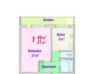 1-комнатная квартира площадью 40 кв.м, Новоорловская ул., 8 | цена 6 300 000 руб. | www.metrprice.ru