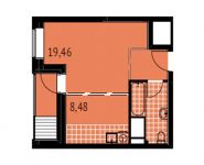 1-комнатная квартира площадью 32.5 кв.м, Мантулинская улица, д.влд7 | цена 8 580 000 руб. | www.metrprice.ru