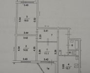3-комнатная квартира площадью 85 кв.м, 6-й мкр, К616 | цена 10 200 000 руб. | www.metrprice.ru