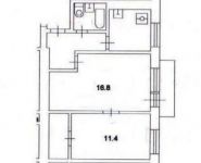 2-комнатная квартира площадью 44 кв.м, Комсомольский просп., 9 | цена 12 350 000 руб. | www.metrprice.ru