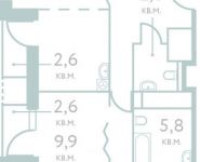 4-комнатная квартира площадью 126.8 кв.м, Мантулинская улица, д.7 | цена 45 648 000 руб. | www.metrprice.ru