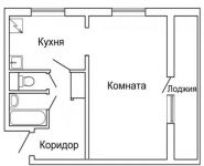 1-комнатная квартира площадью 33 кв.м, Белозерская улица, 3А | цена 5 200 000 руб. | www.metrprice.ru