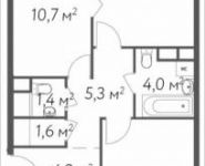 2-комнатная квартира площадью 65 кв.м, Вешняковская ул., 10 | цена 10 577 700 руб. | www.metrprice.ru