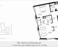 1-комнатная квартира площадью 117 кв.м в МФК "Balchug Residence", Садовническая, владение 31, корп.2 | цена 65 592 686 руб. | www.metrprice.ru