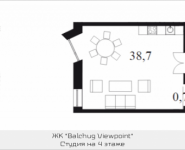 1-комнатная квартира площадью 56.4 кв.м, Садовническая набережная, вл3-7, корп.1 | цена 23 803 902 руб. | www.metrprice.ru