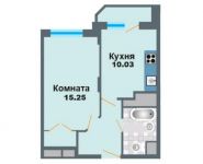 1-комнатная квартира площадью 35.2 кв.м, Рябиновая ул. | цена 2 550 000 руб. | www.metrprice.ru