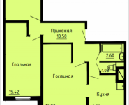 3-комнатная квартира площадью 72.9 кв.м, Солнечный бульвар, 9 | цена 5 066 550 руб. | www.metrprice.ru