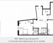 4-комнатная квартира площадью 158 кв.м, Садовническая наб. | цена 116 133 264 руб. | www.metrprice.ru