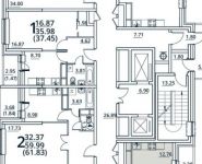 4-комнатная квартира площадью 108 кв.м, Радиальная 6-я ул., 7С30 | цена 8 656 800 руб. | www.metrprice.ru