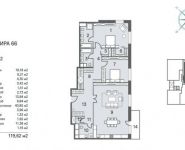 2-комнатная квартира площадью 119.62 кв.м,  | цена 67 315 437 руб. | www.metrprice.ru