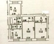 3-комнатная квартира площадью 56.1 кв.м, улица Руставели, 13/12к1 | цена 9 300 000 руб. | www.metrprice.ru