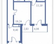 2-комнатная квартира площадью 84.9 кв.м, Кудрявцева, 14 | цена 9 412 795 руб. | www.metrprice.ru