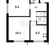 2-комнатная квартира площадью 40 кв.м, Каспийская ул., 10 | цена 6 500 000 руб. | www.metrprice.ru