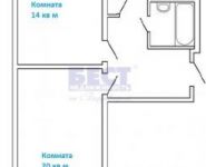 2-комнатная квартира площадью 59 кв.м, Трофимова ул., 32К1 | цена 9 950 000 руб. | www.metrprice.ru