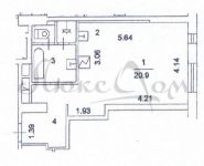 1-комнатная квартира площадью 38 кв.м в ЖК "Дом на Мосфильмовской", Мосфильмовская ул., 8 | цена 30 298 870 руб. | www.metrprice.ru