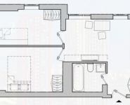 2-комнатная квартира площадью 39 кв.м, Советская улица, 1 | цена 3 613 665 руб. | www.metrprice.ru