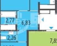 2-комнатная квартира площадью 56 кв.м, 1-я Муравская улица, 27с1 | цена 5 230 000 руб. | www.metrprice.ru