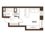 1-комнатная квартира площадью 27.3 кв.м в Микрорайон "Домашний", Донецкая ул., 30С29 | цена 4 641 938 руб. | www.metrprice.ru