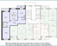 3-комнатная квартира площадью 90.4 кв.м, 1-й мкр | цена 4 067 000 руб. | www.metrprice.ru